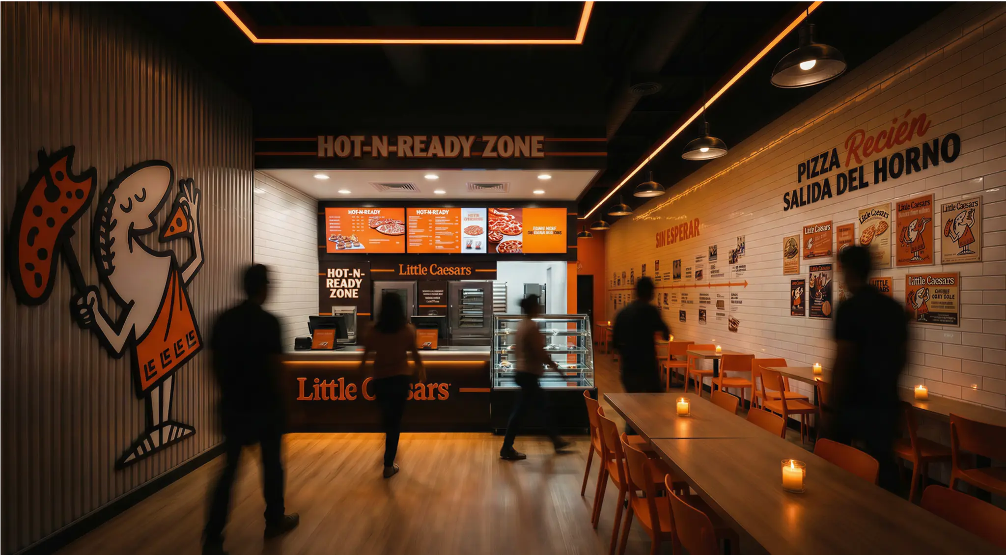 Little Caesars Store Interior